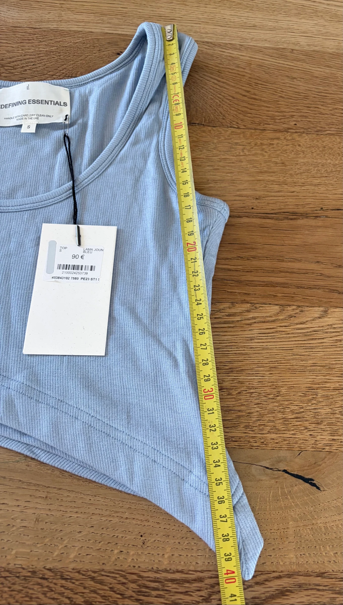 Top asimétrico de algodón Lama Jouni azul - Nuevo con etiqueta - Talla S – photo 7